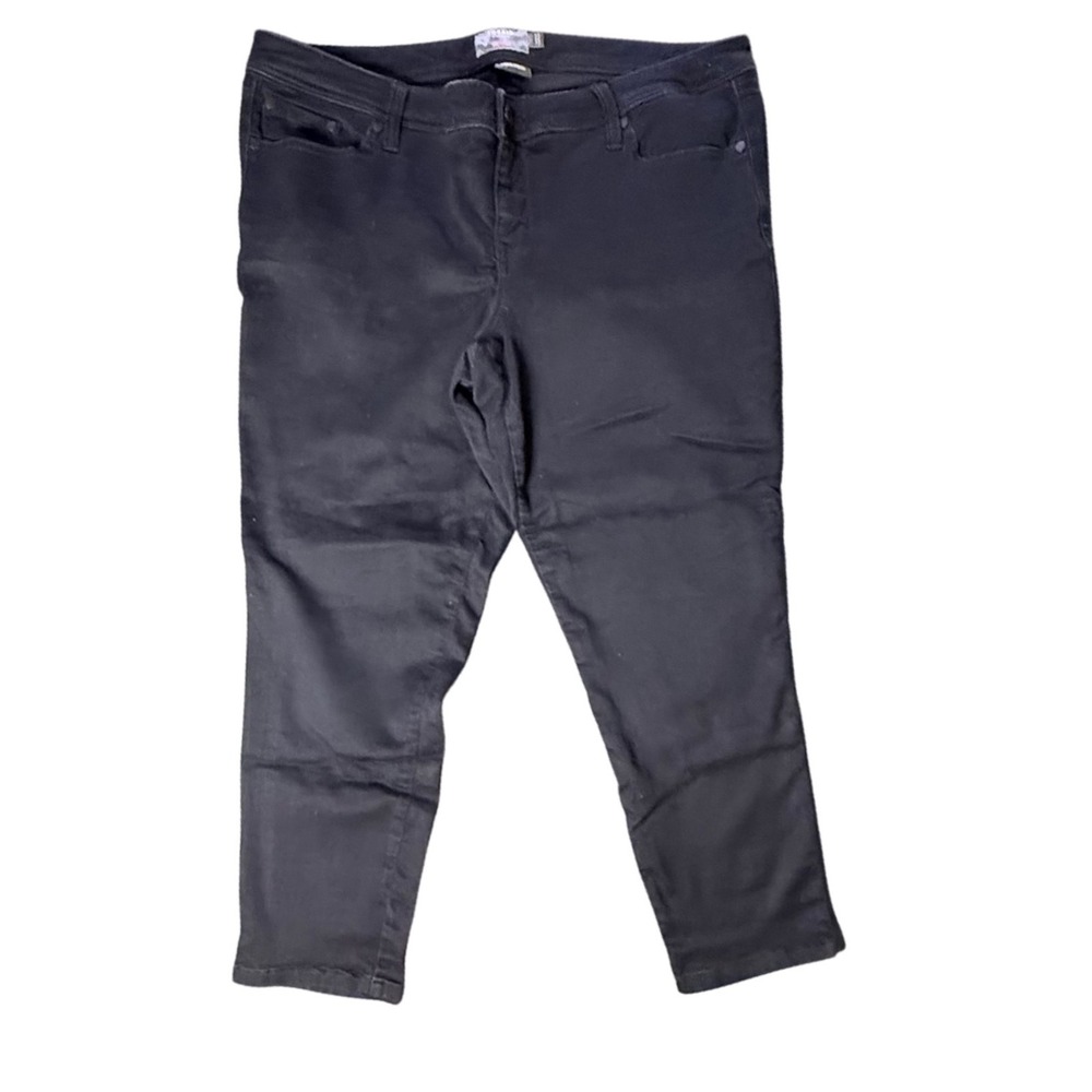Torrid Luxe Skinny Sateen Stretch FeelTheFit‎ Black Pants Size 20S